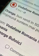 Vodafone România înţeapă ușor Orange cu ocazia lansării serviciilor 5G ale acestora pe plan local