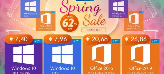 (P) GoDeal24 întâmpină primăvara cu oferte speciale: Licențe Windows de la doar 7.4 euro