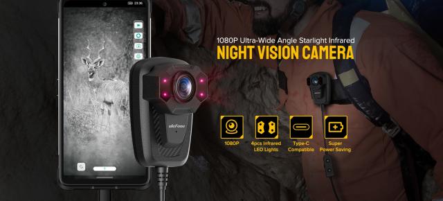 Ulefone a lansat o cameră externă cu vedere “Night Vision” pentru smartphone-uri, care poate filma la calitate Full HD