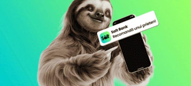 Salt Bank lansează o campanie de recomandări cu cashback de 5% pentru clienți și prietenii lor