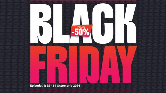 <b>Pre Black Friday începe la miezul nopții la evoMAG, cu reduceri de până la 50% la electronice și electrocasnice</b>După cum vă anunțam pe live blog, cei de la evoMAG dau startul Pre Black Friday la miezul nopții. Campania e organizată în perioada 25-31 octombrie 2024, astfel că ne așteaptă o săptămână de oferte, reducerile ajungând până la 50%