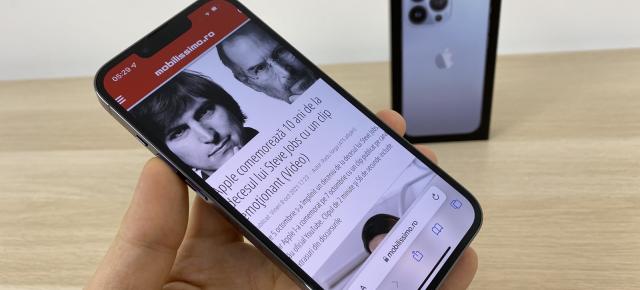 Apple iPhone 13 Pro: Display satisfăcător în toate privinţele în afară de breton