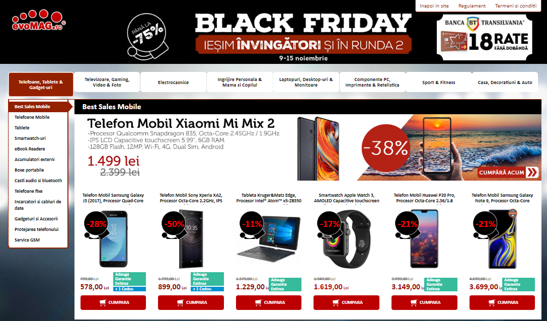 Black Friday 2018, Live Blogging Mobilissimo.ro; Reduceri și oferte eMAG, PC Garage, evoMAG, Cel.ro, Altex și alții.. - imaginea 118