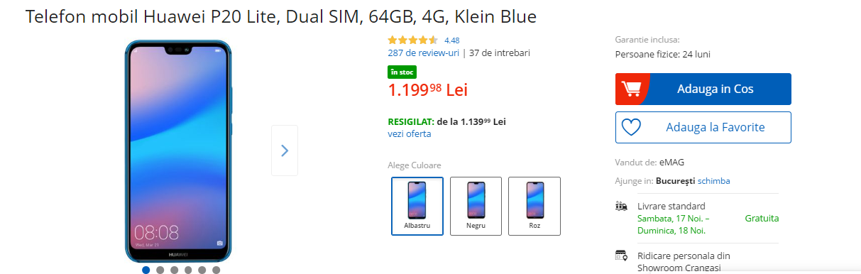 Black Friday 2018, Live Blogging Mobilissimo.ro; Reduceri și oferte eMAG, PC Garage, evoMAG, Cel.ro, Altex și alții.. - imaginea 176