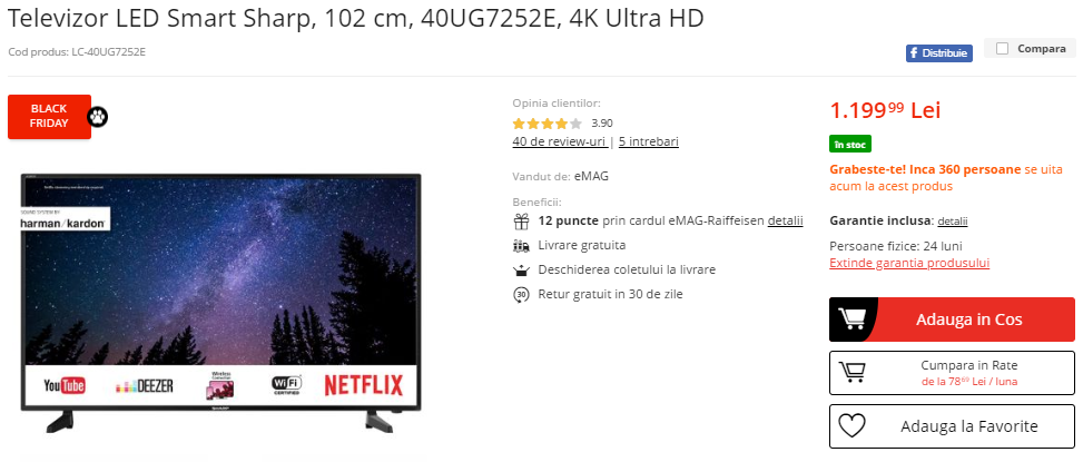 Black Friday 2018, Live Blogging Mobilissimo.ro; Reduceri și oferte eMAG, PC Garage, evoMAG, Cel.ro, Altex și alții.. - imaginea 372