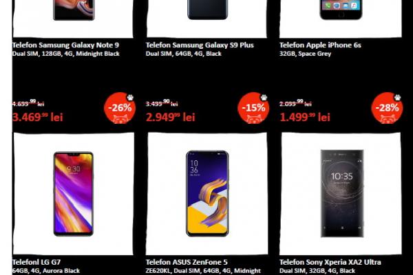 Catalog de produse eMAG de Black Friday 2018