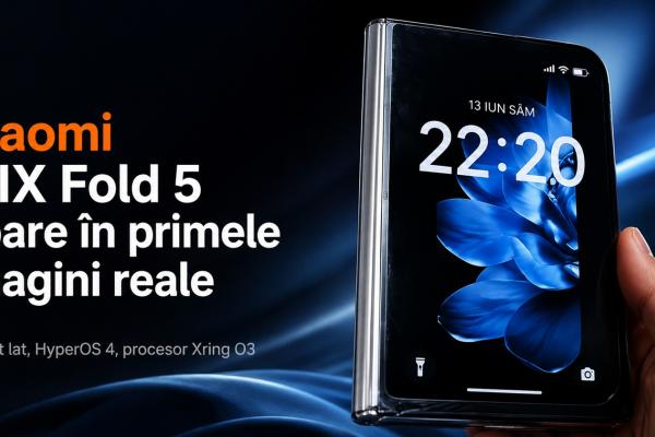 Xiaomi MIX Fold 5 apare în primele imagini reale; Aspect lat, HyperOS 4, procesor Xring O3