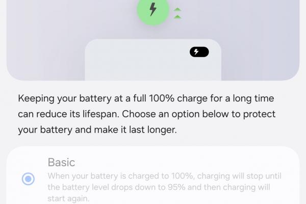 Samsung Galaxy Z Fold8 - Setări baterie
