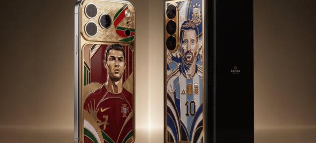 Messi sau Cristiano Ronaldo? Galaxy Z Fold8 apare deja într-o ediție fotbalistică semnată de Caviar, cu aur și diamante