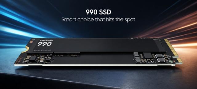 Noul SSD Samsung 990 vine în versiuni de până lal 2 TB și promite performanță PCIe Gen4 la o sumă mai accesibilă