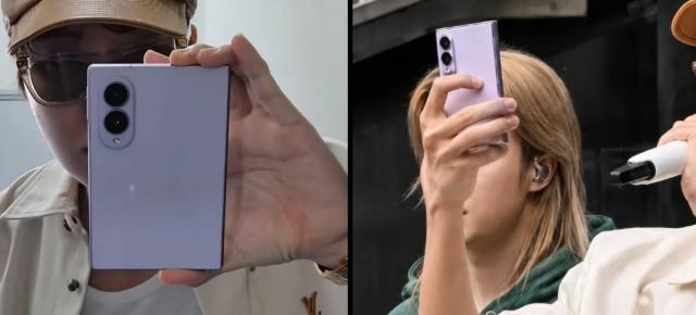 Un star k-pop s-a pozat deja cu Galaxy Z Fold8 în mână