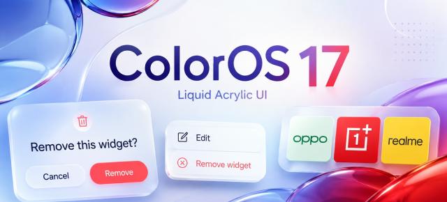 Primele elemente ColorOS 17 dezvăluite! OPPO pregătește o interfață „Liquid Acrylic” inspirată de iOS, dar fără o transparență excesivă