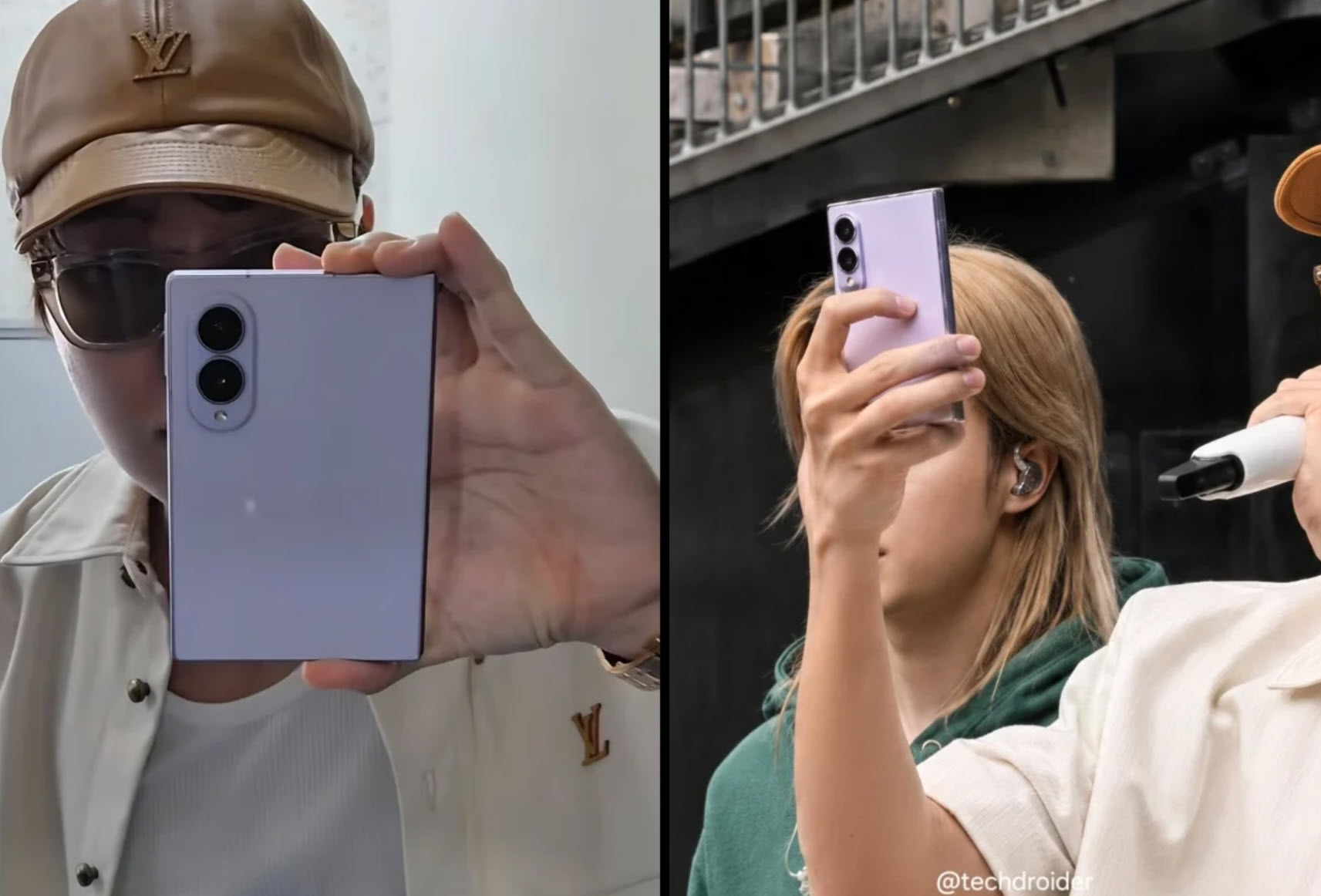 Un star k-pop s-a pozat deja cu Galaxy Z Fold8 în mână