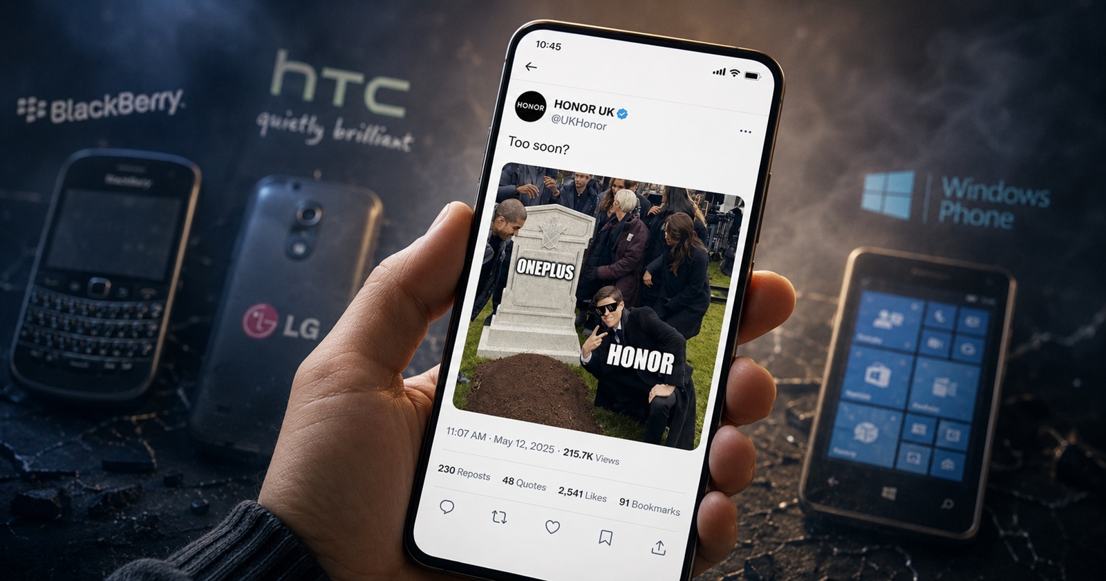 HONOR face mișto de OnePlus după ieșirea sa din Europa, cu o postare acidă pe X