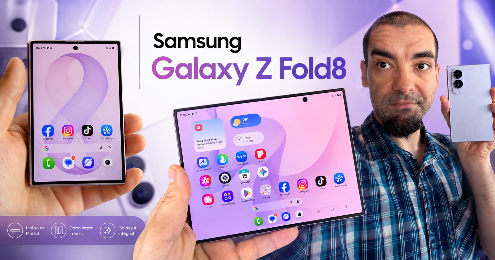 Samsung Galaxy Z Fold8 review detaliat (Evaluare Mobilissimo)