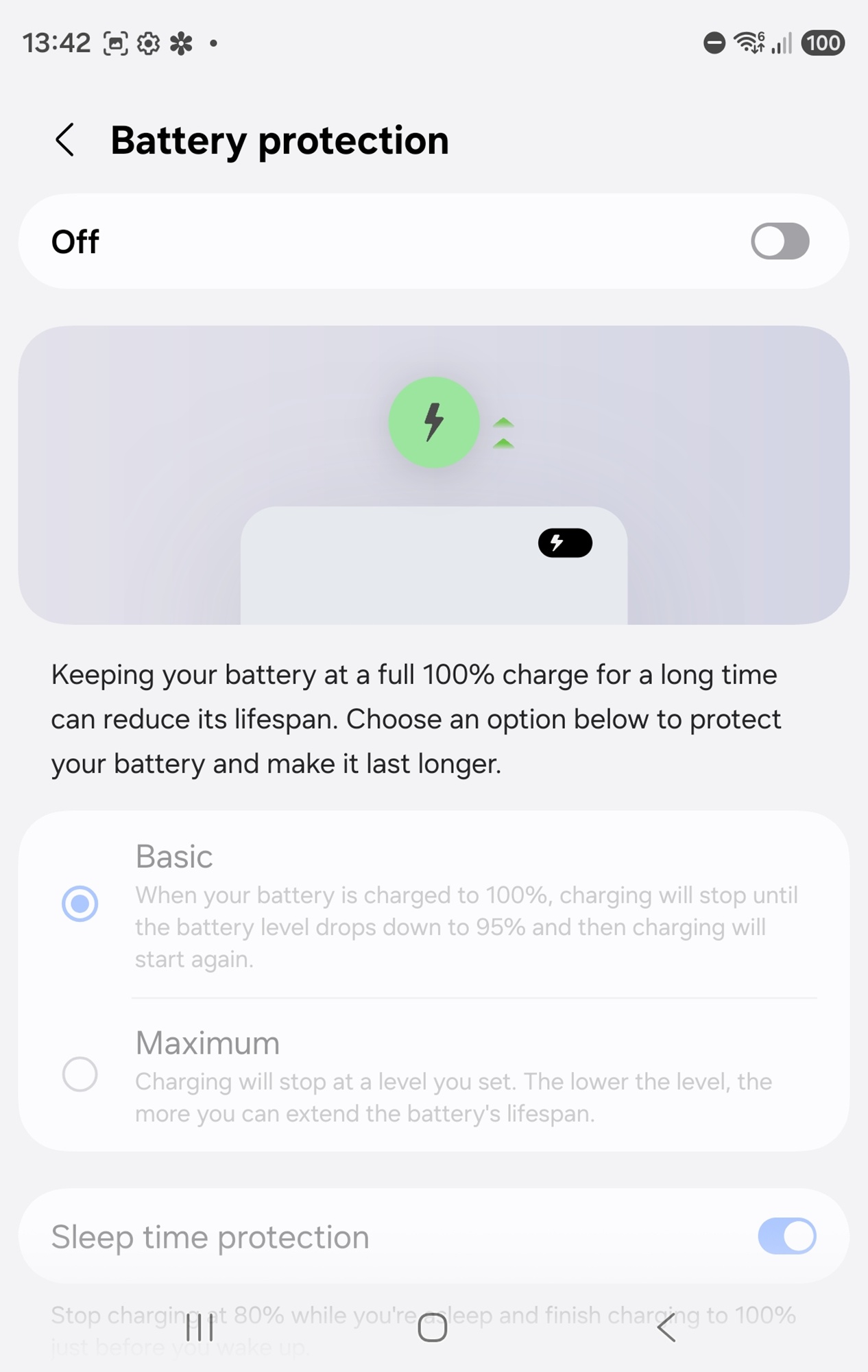 Samsung Galaxy Z Fold8 - Setări baterie (galerie)