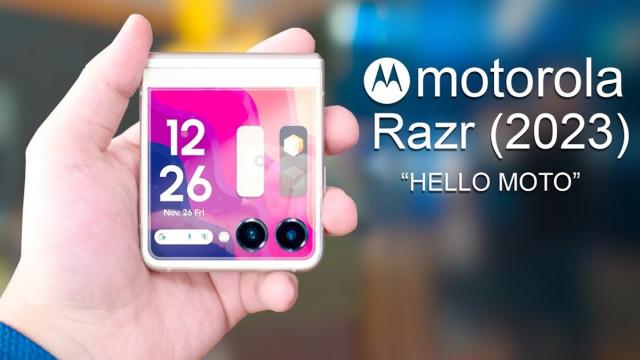 <b>Noi detalii despre telefonul Motorola cu clapetă și ecran extern ce ocupă întreaga zonă frontală; Se numește RAZR+ (2023) și vine în luna iunie</b>Motorola RAZR 2022 a debutat recent în România și a primit chiar o recenzie detaliată din partea noastră. Se vehiculează că în 2023 compania urmează să anunțe chiar două noi telefoane pliabile cu clapetă, însă. Primul ar putea sosi chiar în luna iunie