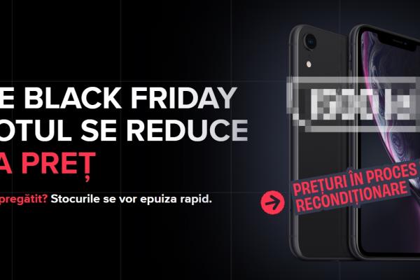 Flip.ro se pregătește de Black Friday cu reduceri mari, garanție extinsă și iPhone-uri de la doar 99 de lei! 