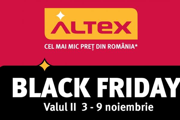 Noi produse în oferta ALTEX de Black Friday! Catalogul pentru valul 2 (3-9 noiembrie) este aici!