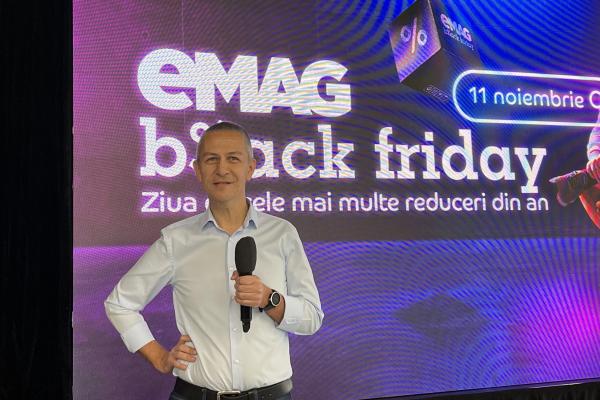 eMAG dezvăluie primele detalii ale campaniei BLACK FRIDAY 2022! 1.5 milioane de oferte, reduceri de peste 360 milioane lei + tur depozit Joița