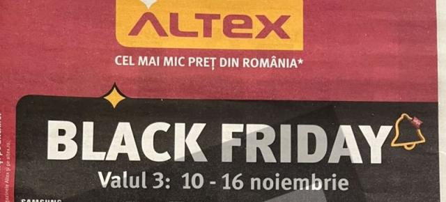 Ce produse noi intră în catalogul ALTEX de Black Friday? Catalogul pentru valul 3 de reduceri (10-16 noiembrie) e aici!