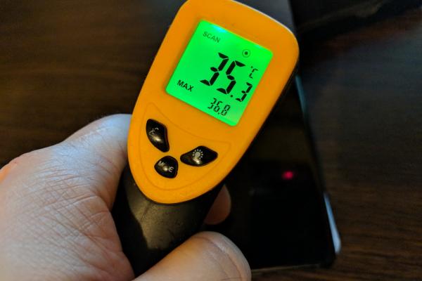 Test termic Samsung Galaxy A8 (2018)