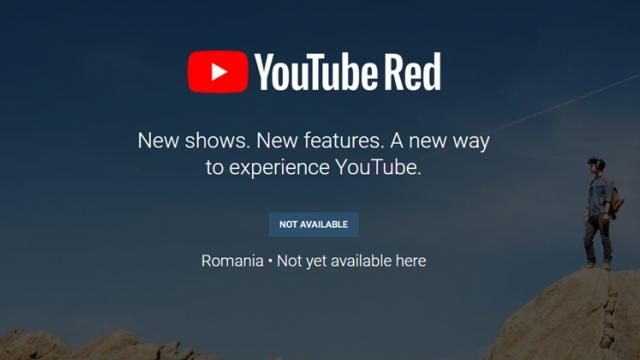 <b>Serviciul YouTube RED va sosi curând în 100 țări, printre care s-ar putea număra și România</b>Am avut parte în ultimele zile și de un leak referitor la YouTube Premiere, acesta fiind vehiculat a fi o contopire a serviciilor YouTube RED și Google Play Music. Totuși, din câte aflăm astăzi nu este cazul despre așa ceva, cel puțin nu pentru