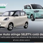 Allview Auto ajunge la 58,87% pe segmentul microcar electric; CityZEN și 4City ocupă primele două locuri