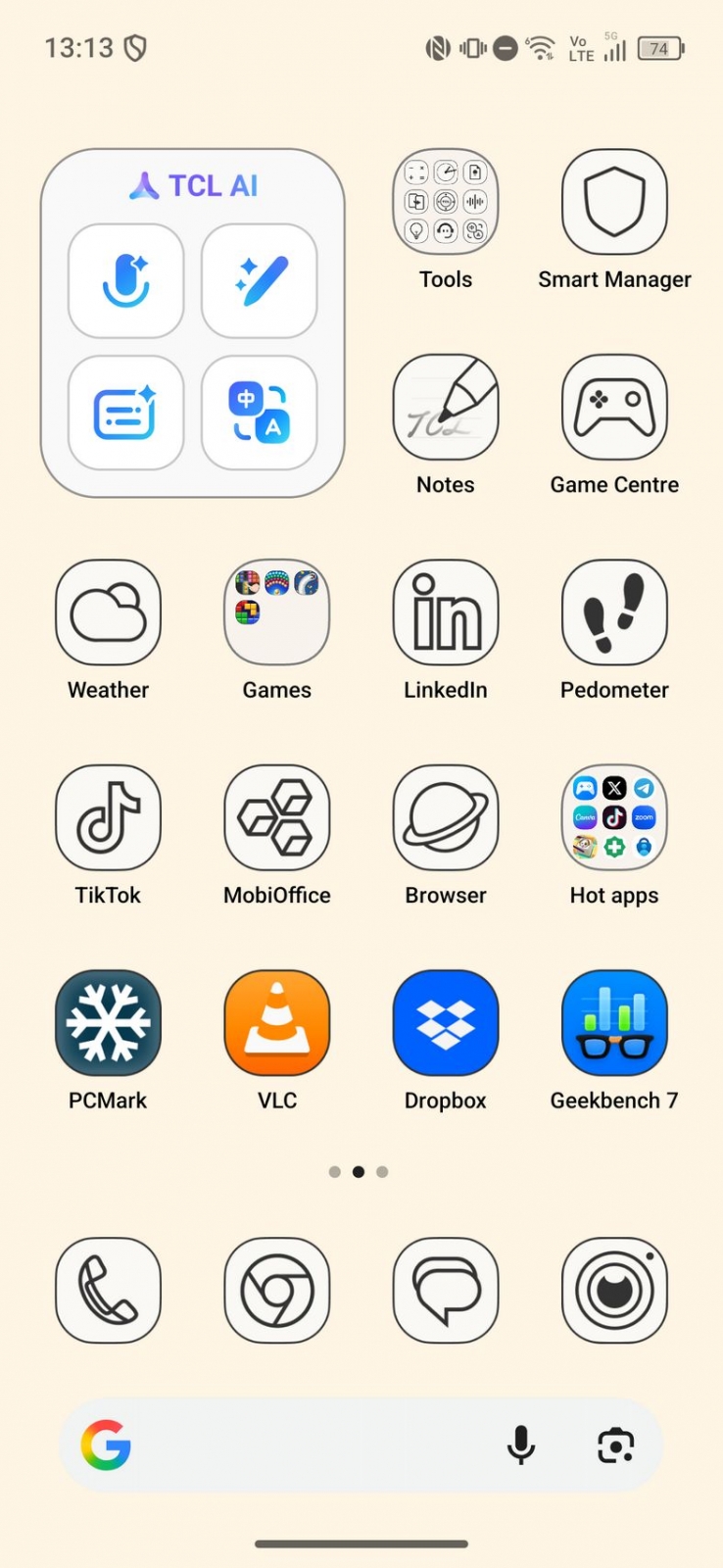 TCL P80 Ultra - Screenshots PAPER Mode (galerie)
