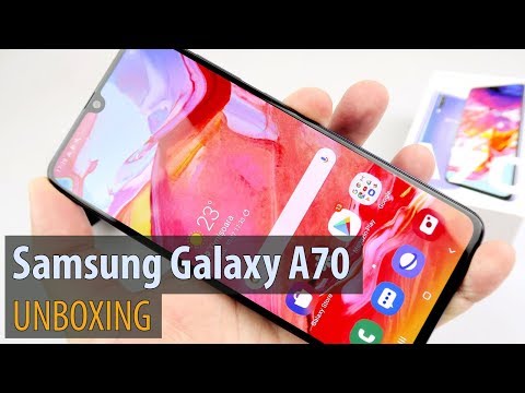 Samsung Galaxy A70 Video Unboxing în Limba Română