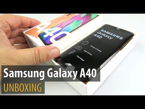 Samsung Galaxy A40 Video Unboxing în Limba Română