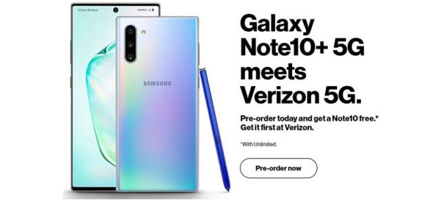 Samsung Galaxy Note 10+ 5G vine cu un Galaxy Note 10 cadou la un operator din SUA