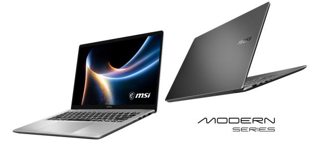 CES 2026: Laptop-urile MSI Modern 14S și Modern 16S aduc design-ul premium în zona accesibilă, doar 1.3 kg pentru modelul 14s
