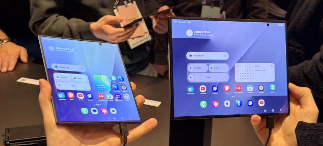 Am pus mâna pe Samsung Galaxy Z Trifold la CES 2026 din Las Vegas; Două plieri, un ecran de 10 inch și un mecanism care nu iartă neatenția