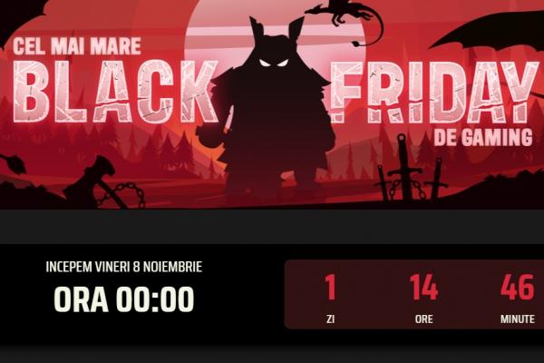 Cel mai mare Black Friday de Gaming are loc pe 8 noiembrie la PC Garage! Ce ne-a pregătit retailerul?