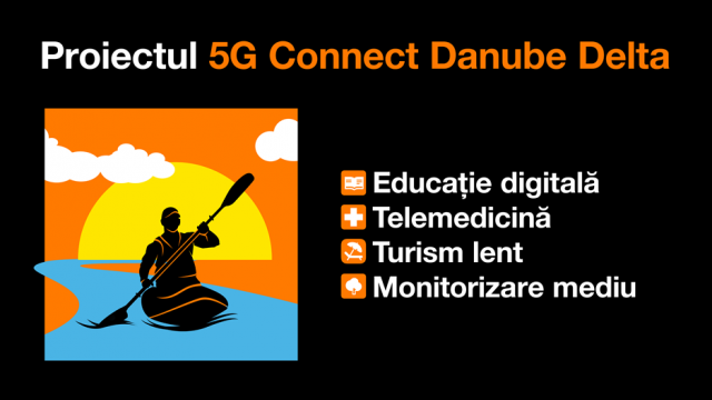 <b>Rețeaua Orange 5G ajunge la comunitățile din Delta Dunării grație unui proiect cu finanțare europeană</b>Un comunicat de presă proaspăt sosit în inbox-ul nostru ne dezvăluie detalii despre 5G Connect Danube Delta (5G-CDD), un program prin care comunitățile din Delta Dunării vor avea acces la tehnologia 5G Orange grație unui proiect 