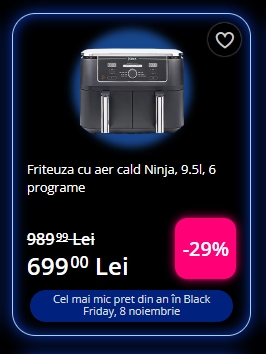 Black Friday 2024, Live Blogging Mobilissimo; Reduceri și cataloage eMAG, PC Garage, Fashion Days, evoMAG.ro, Flanco... - imaginea 112