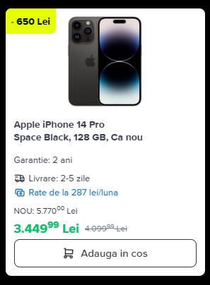 Black Friday 2024, Live Blogging Mobilissimo; Reduceri și cataloage eMAG, PC Garage, Fashion Days, evoMAG.ro, Flanco... - imaginea 144