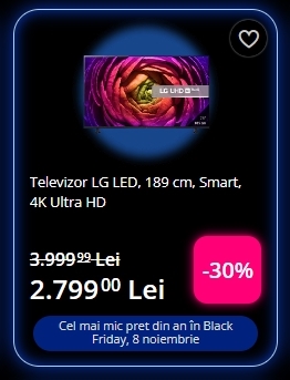 Black Friday 2024, Live Blogging Mobilissimo; Reduceri și cataloage eMAG, PC Garage, Fashion Days, evoMAG.ro, Flanco... - imaginea 152