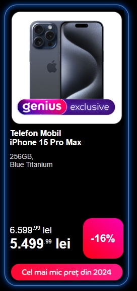 Black Friday 2024, Live Blogging Mobilissimo; Reduceri și cataloage eMAG, PC Garage, Fashion Days, evoMAG.ro, Flanco... - imaginea 259