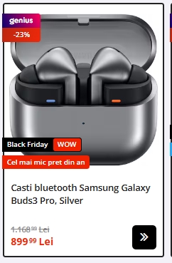 Black Friday 2024, Live Blogging Mobilissimo; Reduceri și cataloage eMAG, PC Garage, Fashion Days, evoMAG.ro, Flanco... - imaginea 288