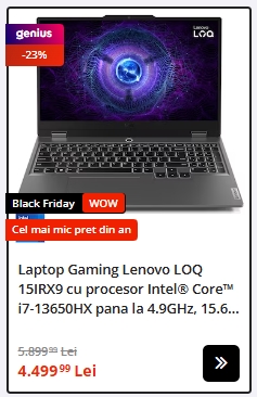 Black Friday 2024, Live Blogging Mobilissimo; Reduceri și cataloage eMAG, PC Garage, Fashion Days, evoMAG.ro, Flanco... - imaginea 296