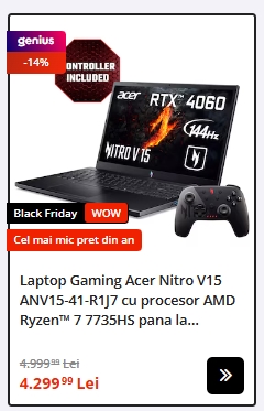 Black Friday 2024, Live Blogging Mobilissimo; Reduceri și cataloage eMAG, PC Garage, Fashion Days, evoMAG.ro, Flanco... - imaginea 298