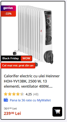 Black Friday 2024, Live Blogging Mobilissimo; Reduceri și cataloage eMAG, PC Garage, Fashion Days, evoMAG.ro, Flanco... - imaginea 430