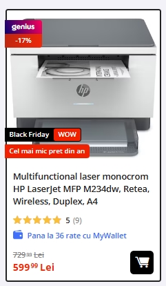 Black Friday 2024, Live Blogging Mobilissimo; Reduceri și cataloage eMAG, PC Garage, Fashion Days, evoMAG.ro, Flanco... - imaginea 469