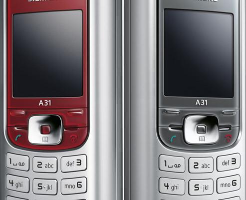 Siemens A31 - Fotografii oficiale