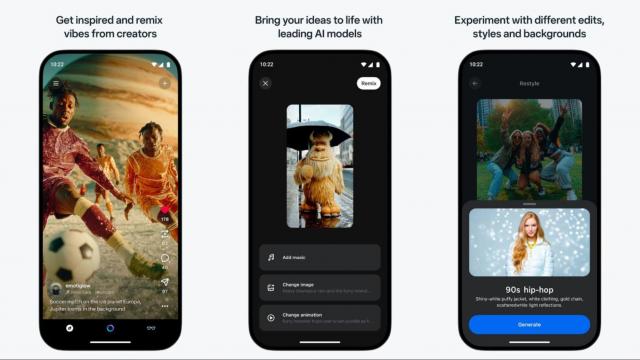 <b>Meta lansează Vibes; Videoclipurile generate de AI devin noul TikTok</b>Meta tocmai a lansat „Vibes”, un nou feed de videoclipuri scurte generate de AI, accesibil din aplicația de pe mobil și de pe meta.ai. Ce vedem aici pare o combinație între TikTok și un laborator de creație cu AI. Totul e generat sau remixat de AI, iar