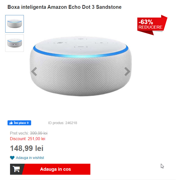 Black Friday 2019, Live Blogging Mobilissimo.ro; Reduceri și oferte eMAG, PC Garage, evoMAG, Cel.ro, Altex și alții.. - imaginea 217