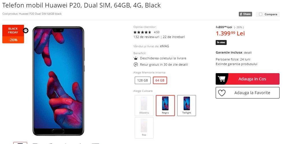 Black Friday 2019, Live Blogging Mobilissimo.ro; Reduceri și oferte eMAG, PC Garage, evoMAG, Cel.ro, Altex și alții.. - imaginea 304