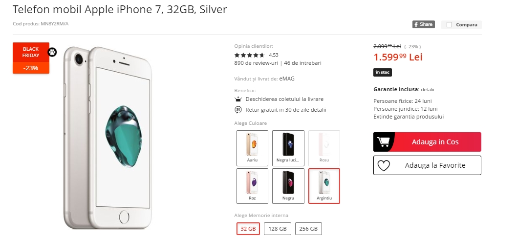 Black Friday 2019, Live Blogging Mobilissimo.ro; Reduceri și oferte eMAG, PC Garage, evoMAG, Cel.ro, Altex și alții.. - imaginea 309